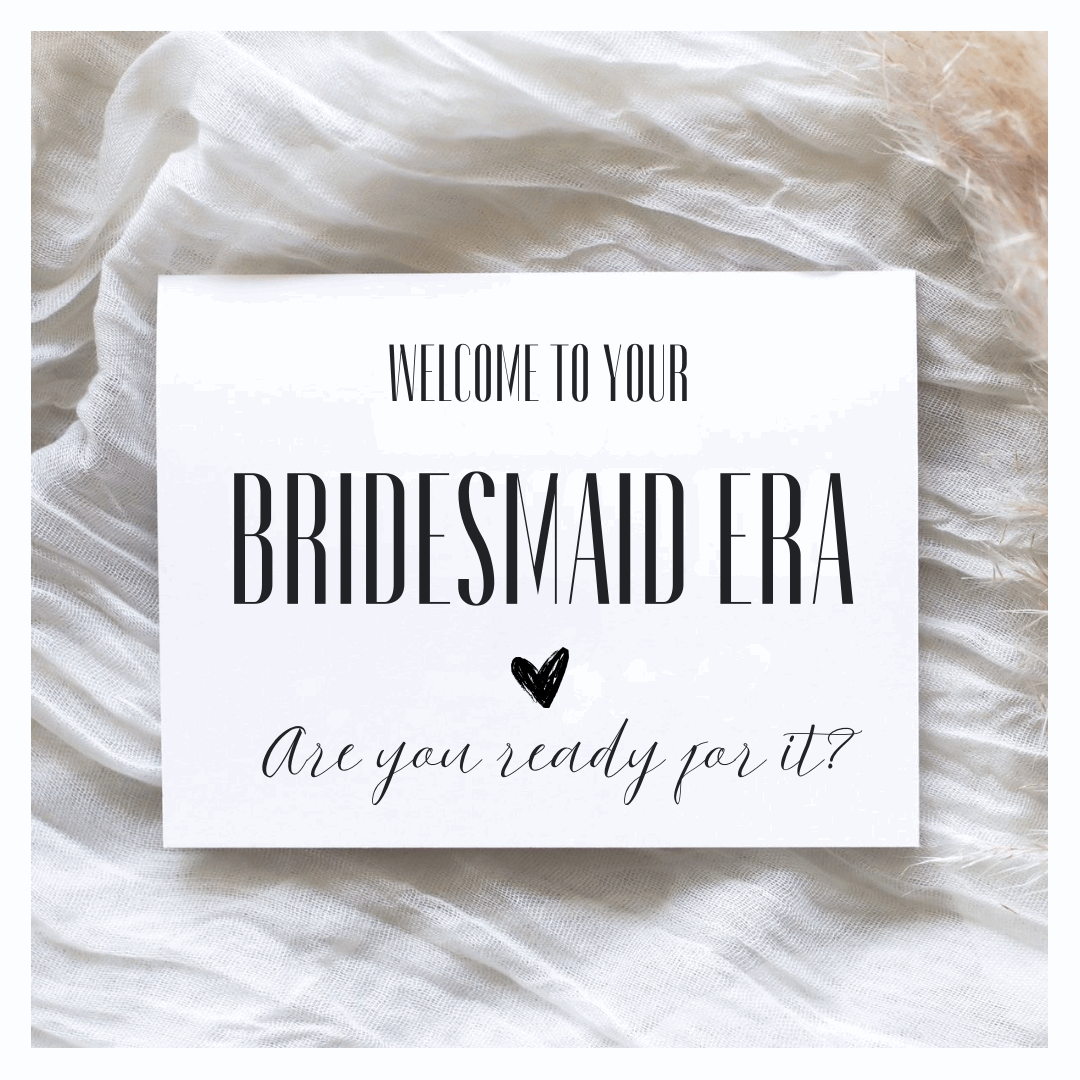 Bridesmaid Era Proposal Post Card