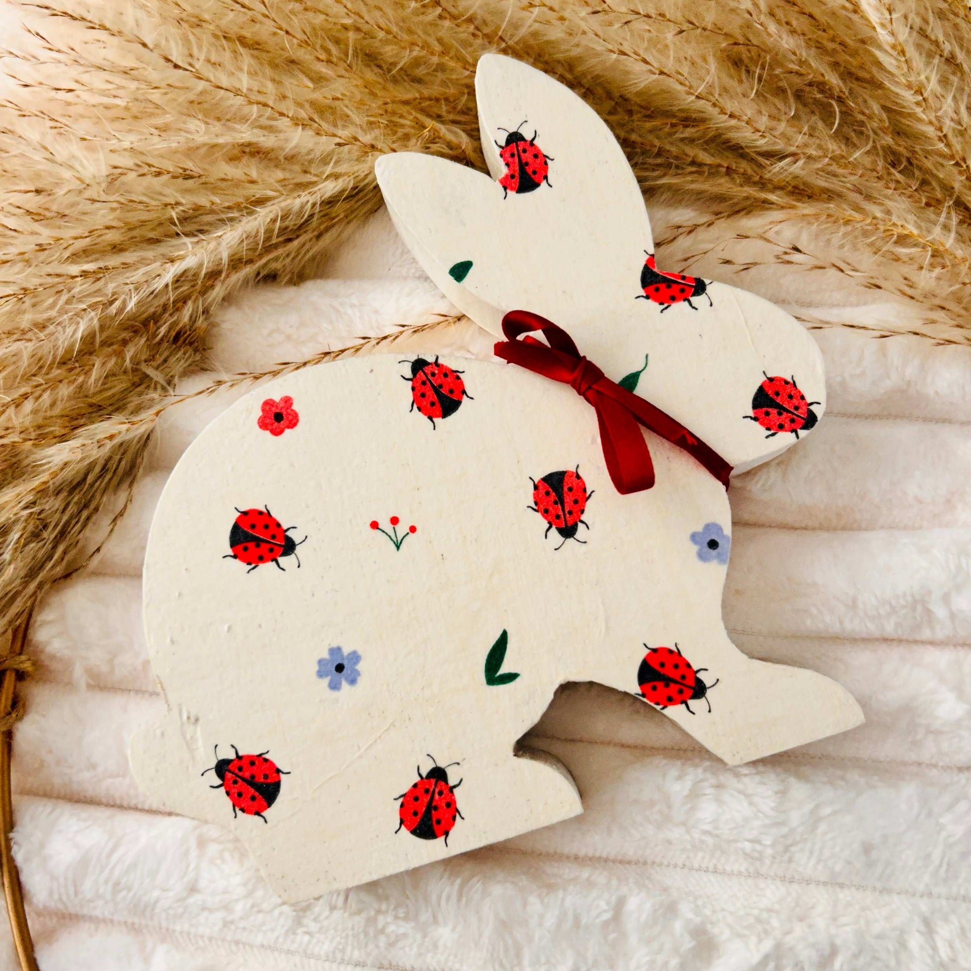 Decoupage Wooden Rabbit