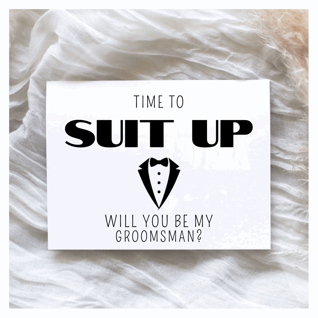 Best Man Card