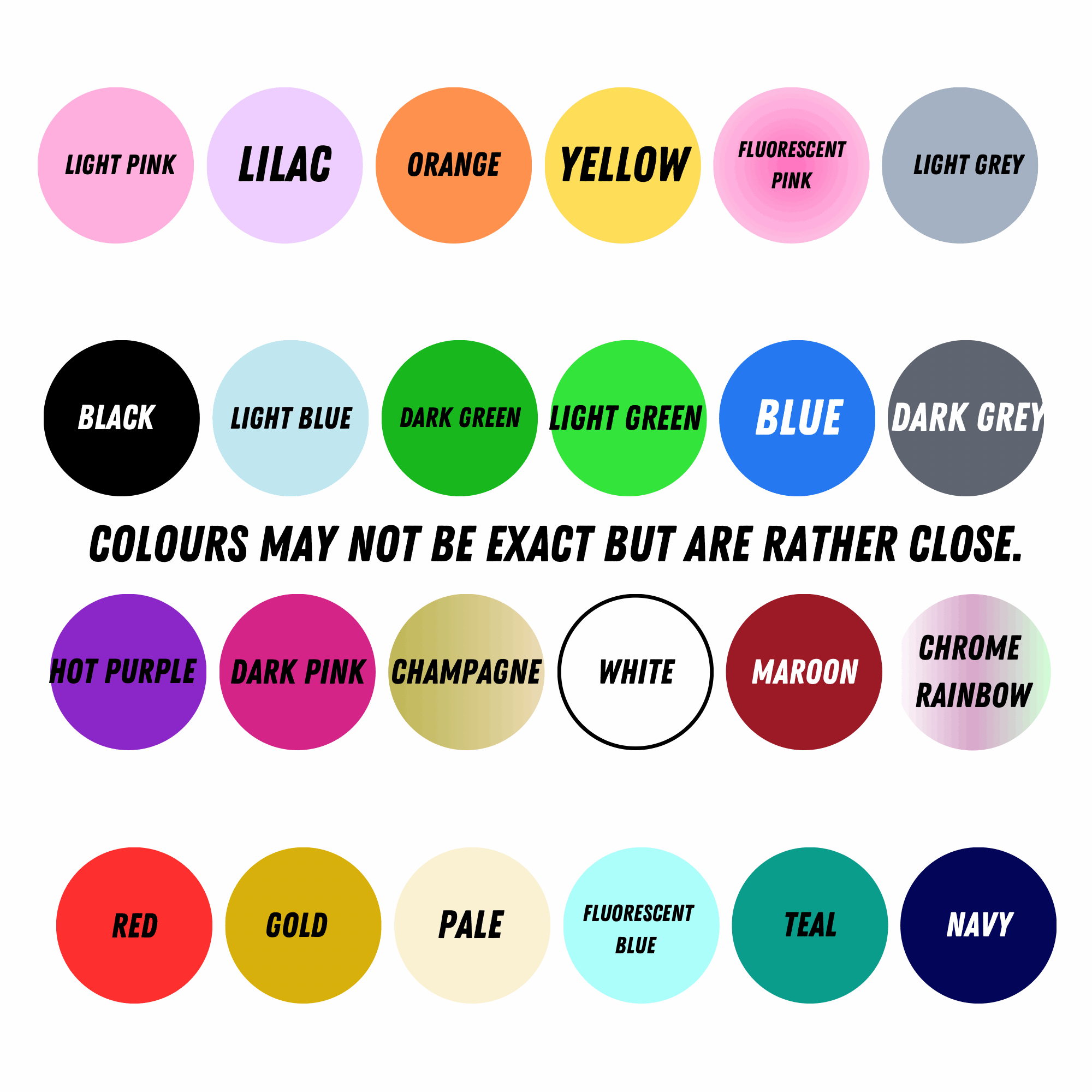 Name Decals - Vinyl Permanent decals