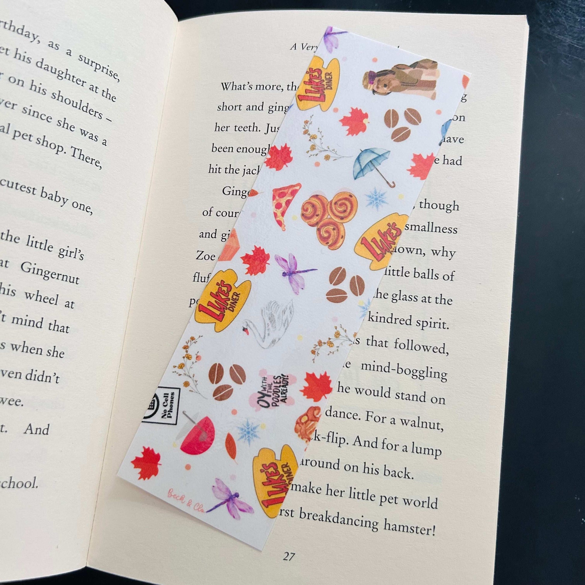 Stars Hollow Gilmore Girly Bookmarks