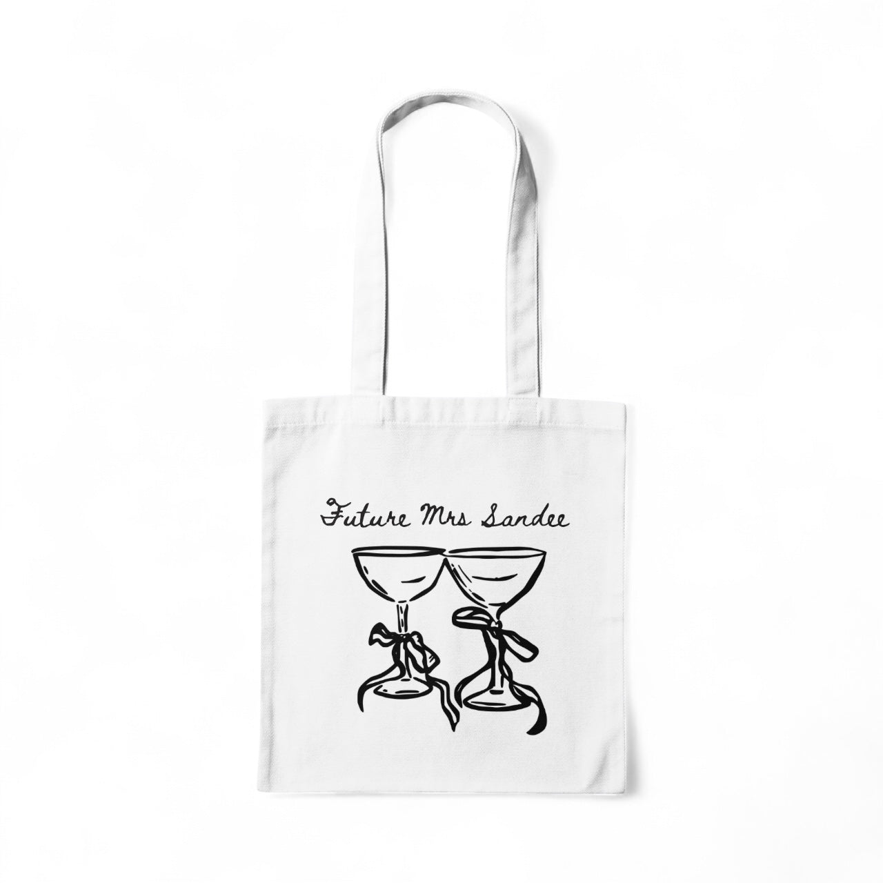 Personalised Wedding Tote Bag – “Future Mrs” – 40x40cm Wedding Design