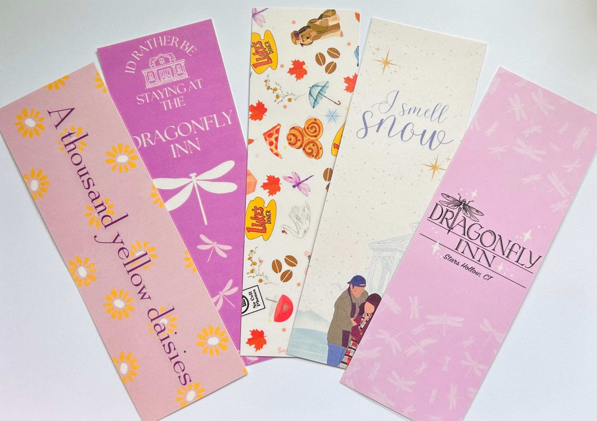 Stars Hollow Gilmore Girly Bookmarks