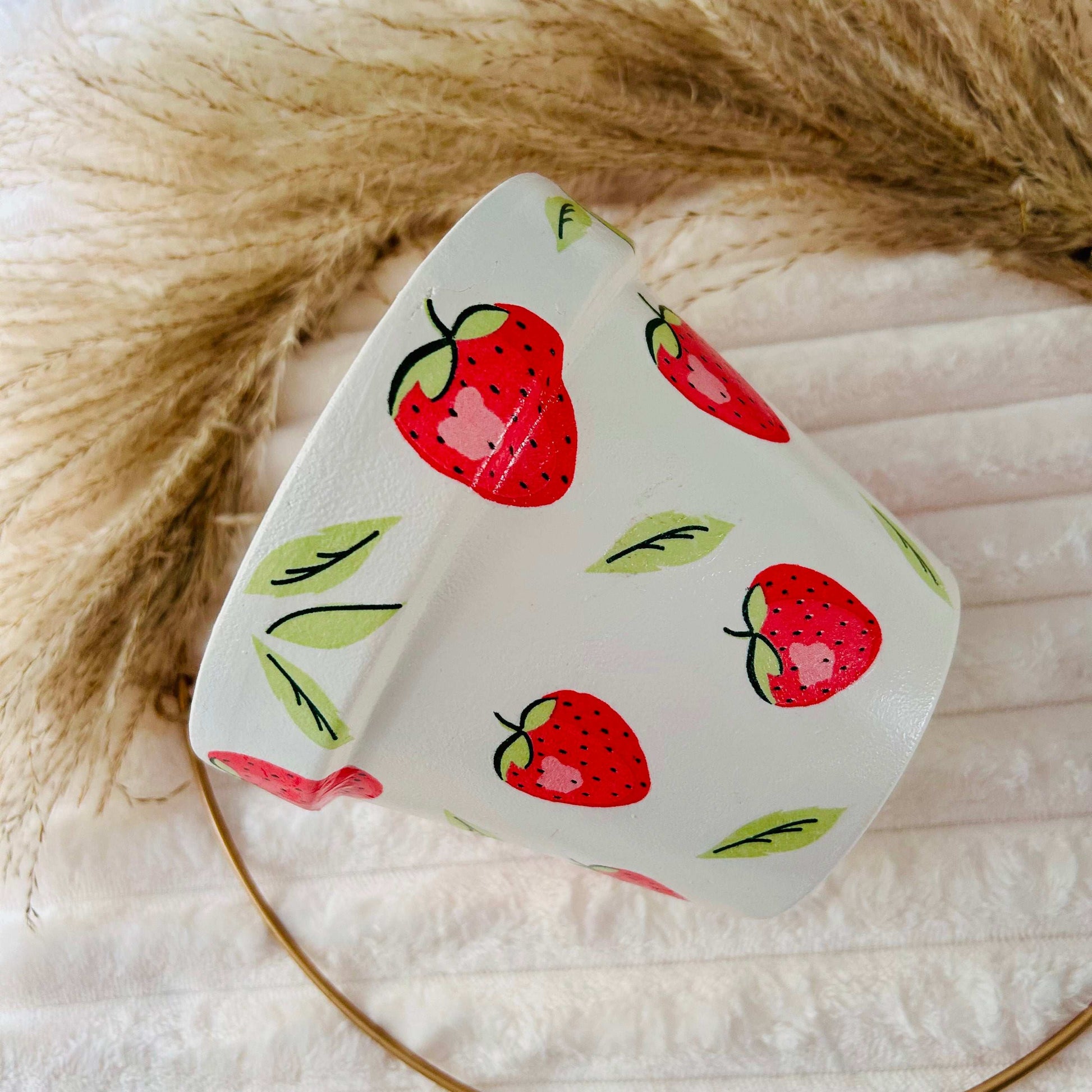 Strawberry Design Plant pot | Fruity Decor | Funky Ornament | Funky Plant Pots | Cute home Decor | indoor planter | indoor plant pots