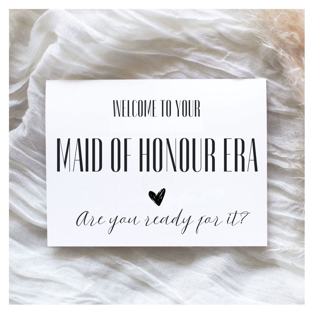 Bridesmaid Era Proposal Post Card