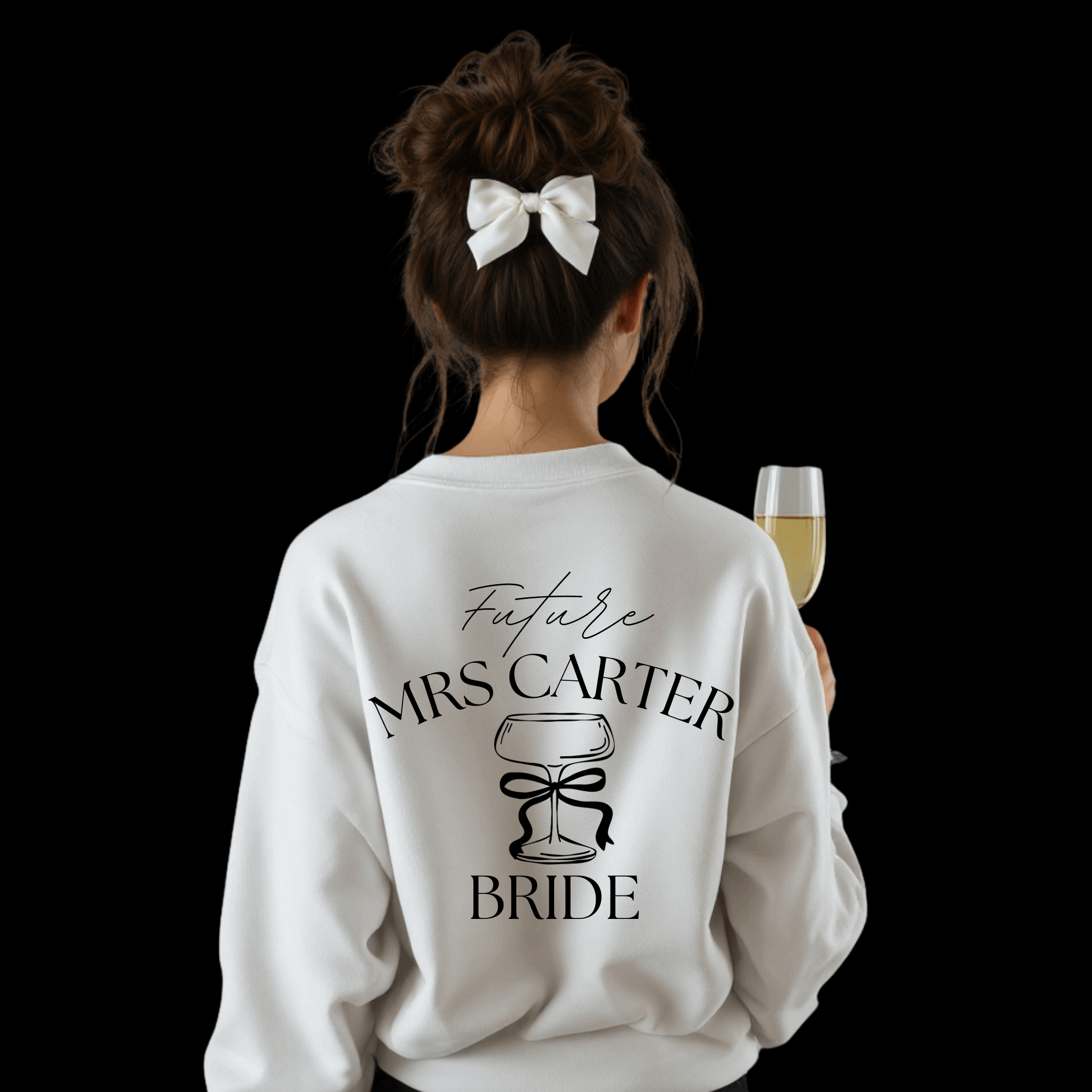 Future Mrs Bride Martini Sweater Beck & Clo Design