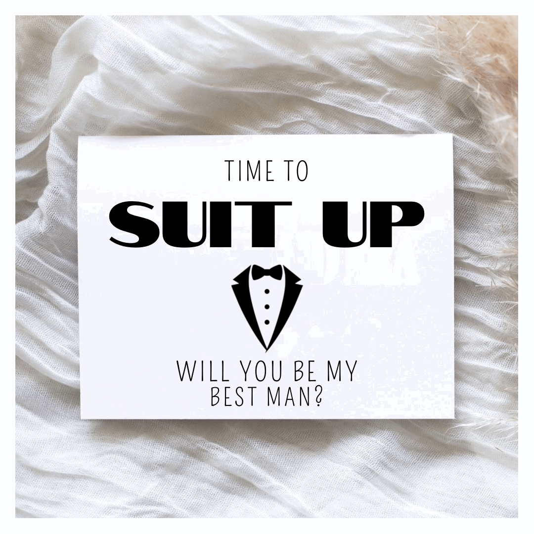 Best Man Card