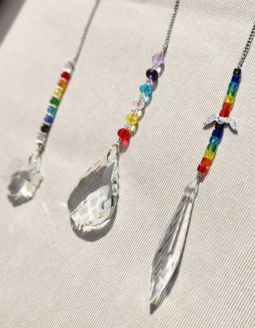 Crystal Suncatcher, Sun-Catching Prisms With Colorful Rainbow Maker And Hanger For Home, Meditation