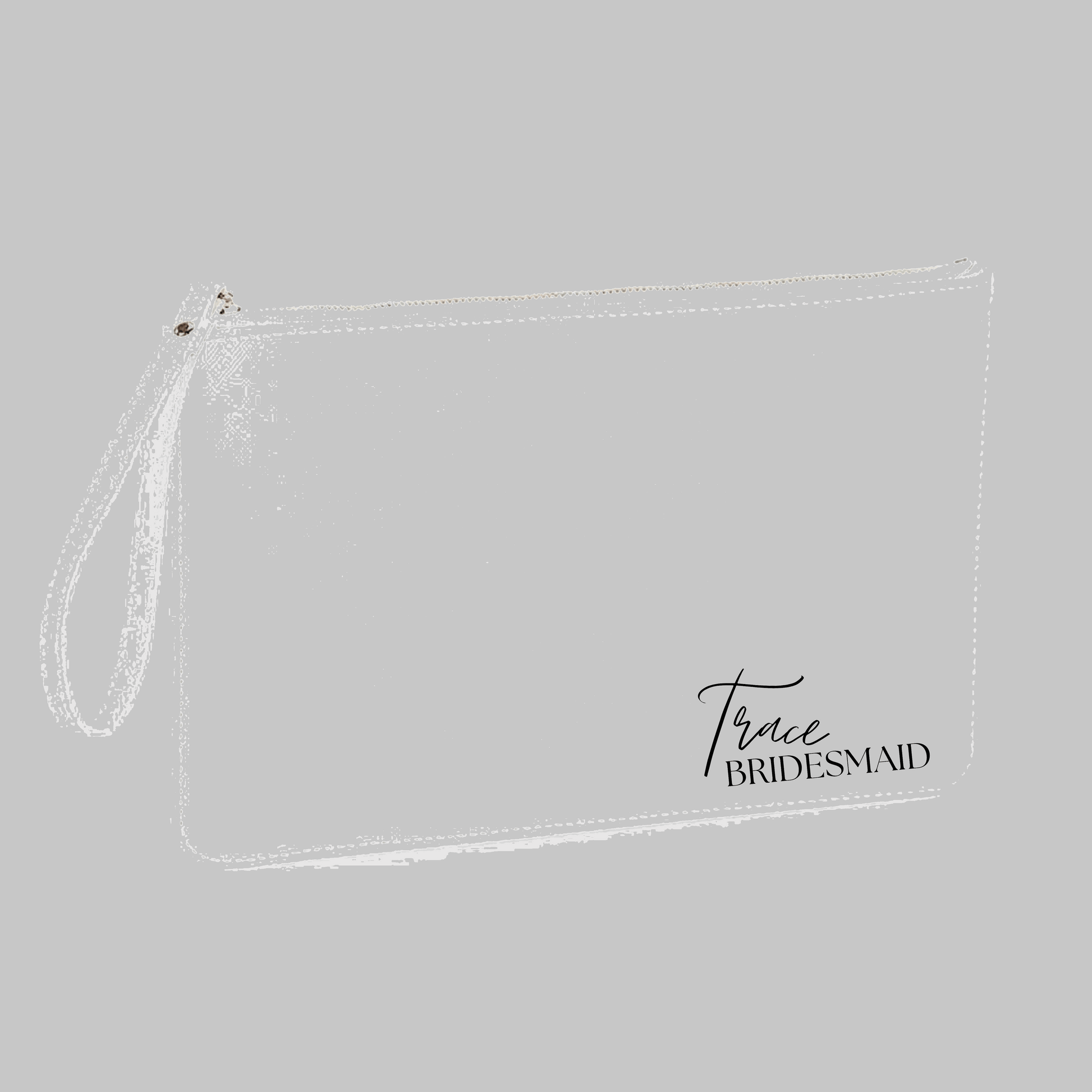 Personalised Bride Pouch Wristlet – Custom Role & Name – Multiple Colours