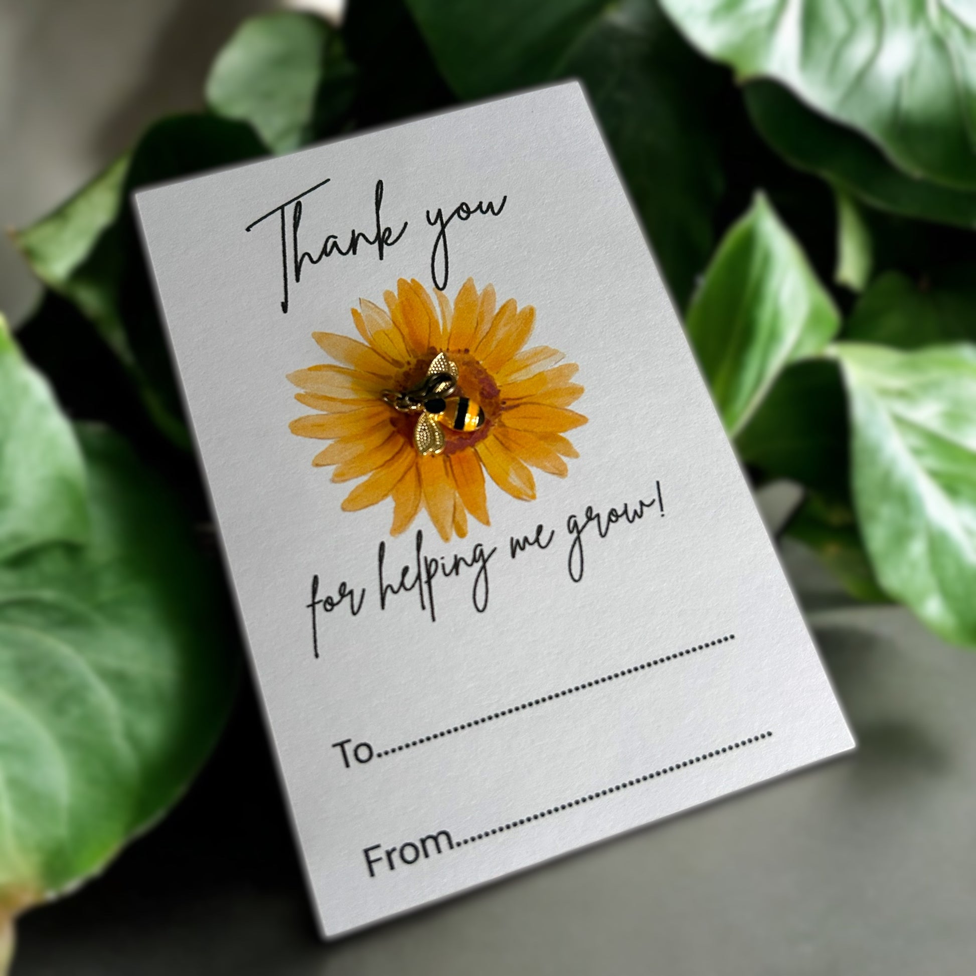 Thankyou Teacher Gift - Bee Charm