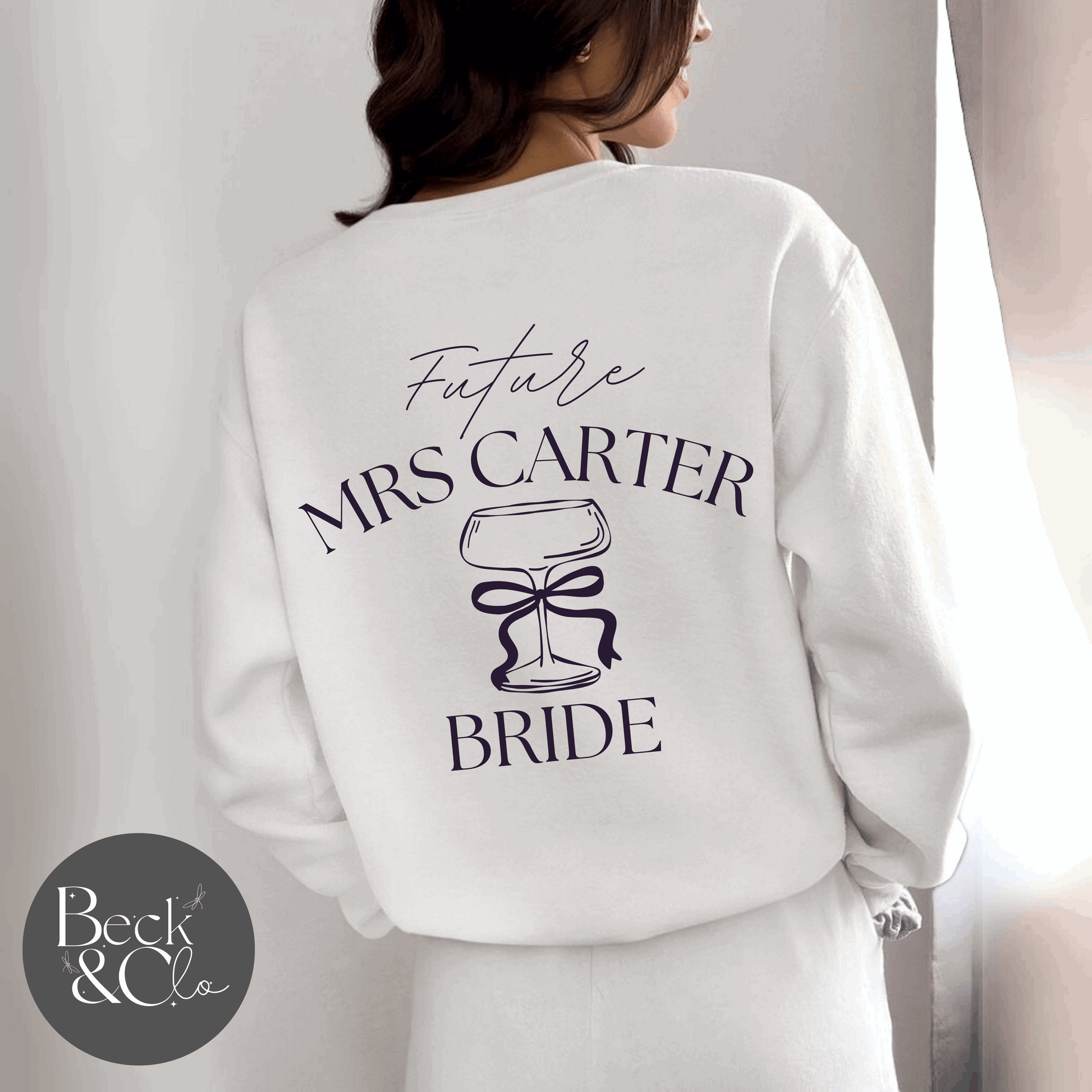 Future Mrs Bride Martini Sweater Beck & Clo Design