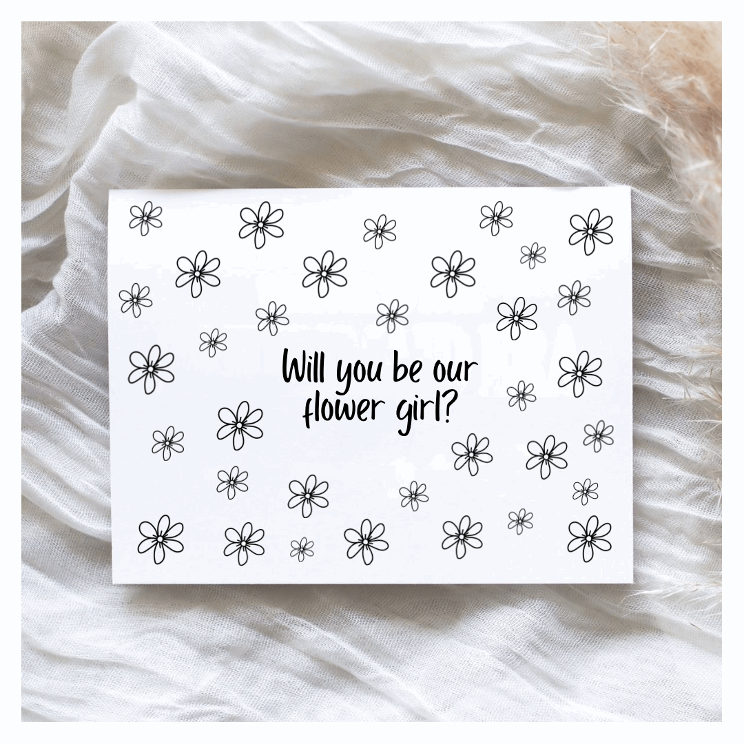 Flower Girl proposal card