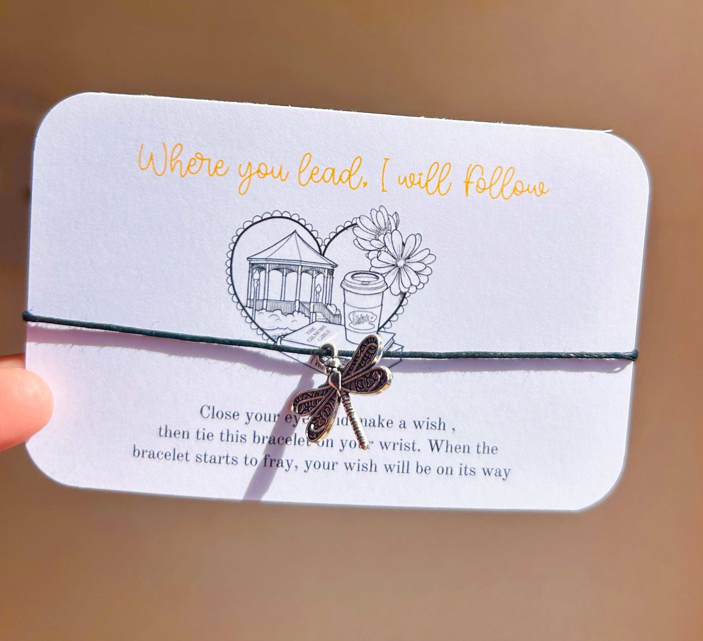 Wish Bracelet Gift | Luke’s Diner | Gilmore Birthday Gift | I smell snow Bracelet | Birthday Wish | Birthday Gifts For Lorelai | Sentimental