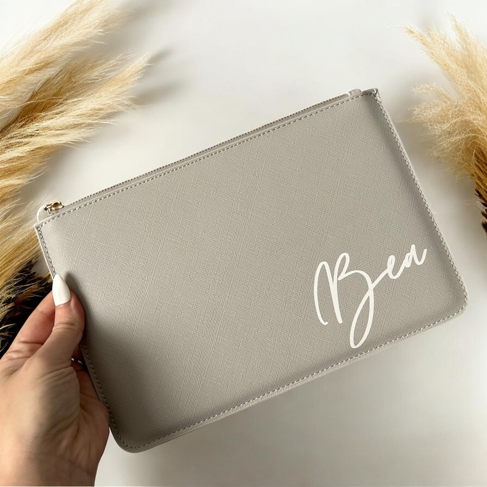 Personalised Bride Pouch Wristlet – Custom Role & Name – Multiple Colours