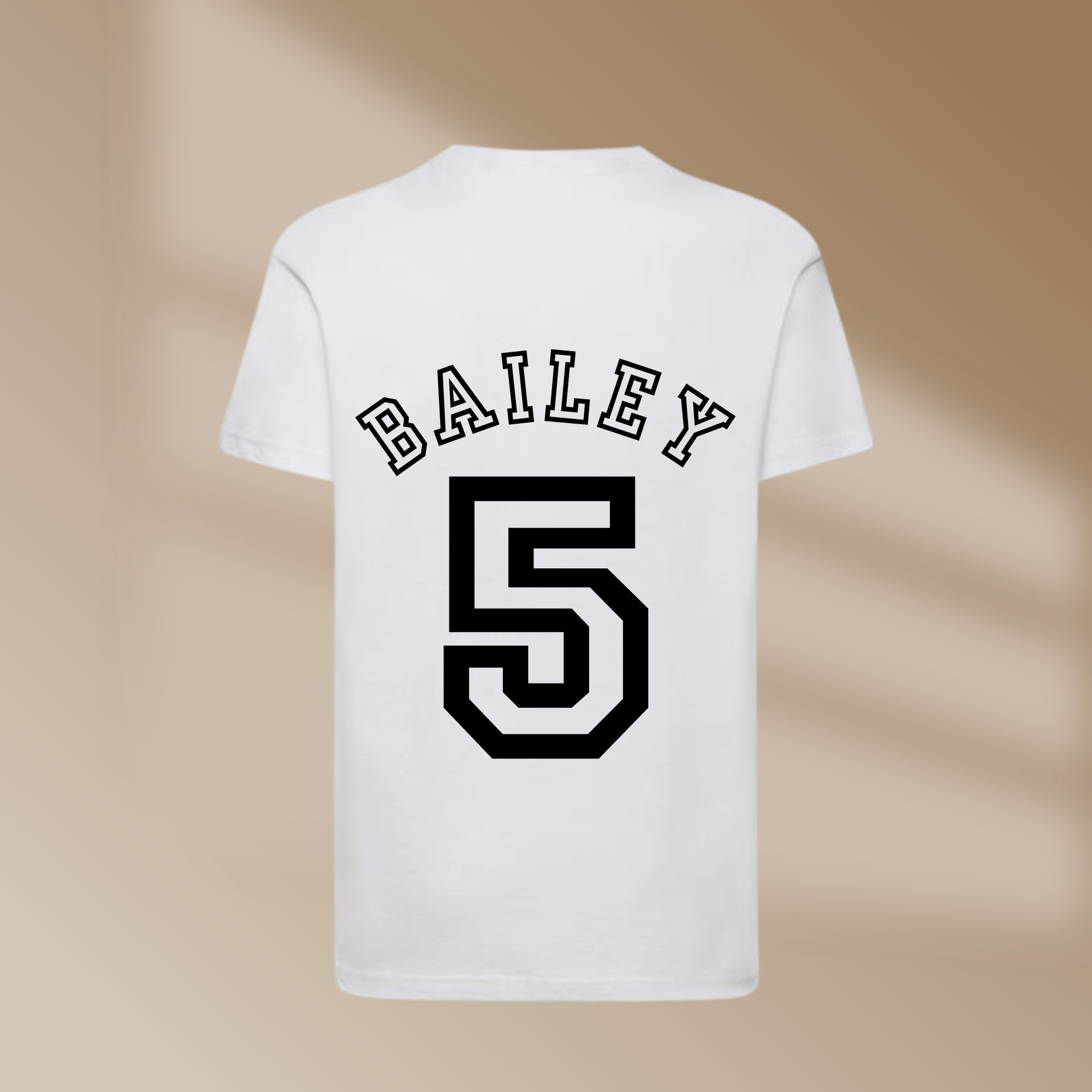 Personalised Name Kids Birthday T-shirt Boys or Girls Top With Name