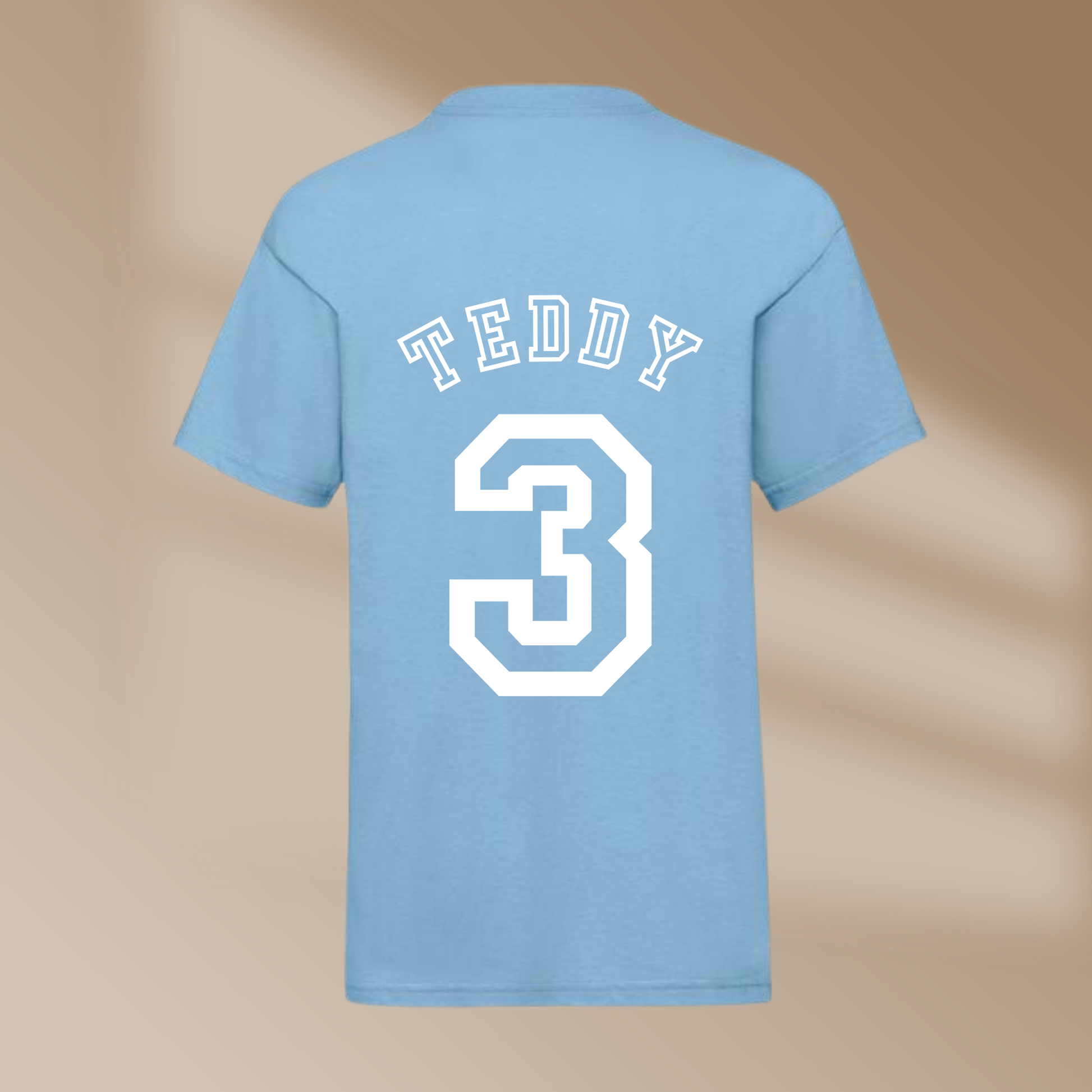Personalised Name Kids Birthday T-shirt Boys or Girls Top With Name