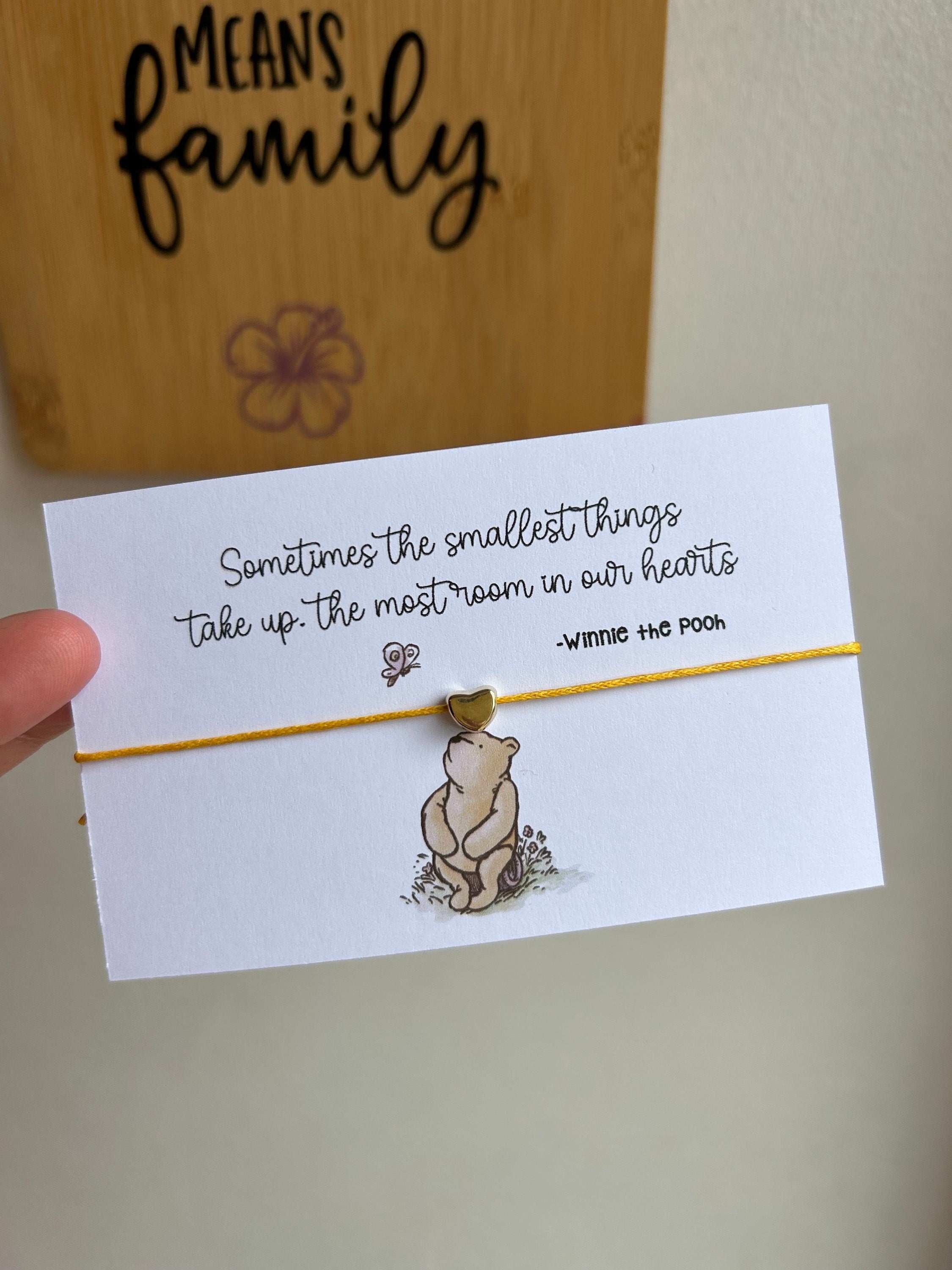 Wish Bracelet Gift | Sometimes the smallest things take up the most room Bracelet | Birthday Wish | Birthday Gifts For Unisex | Sentimental