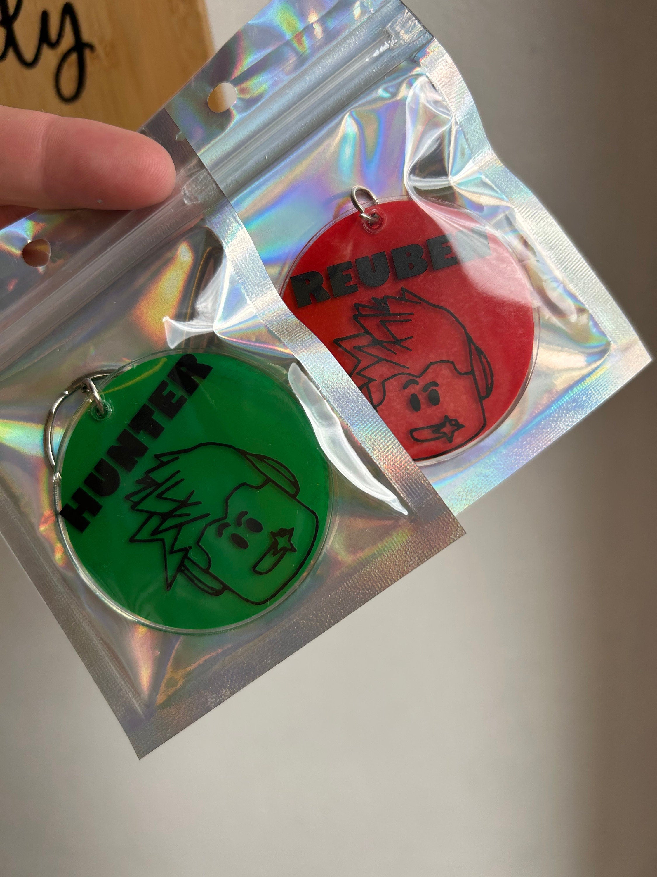 Character Keyring Personalised keychain