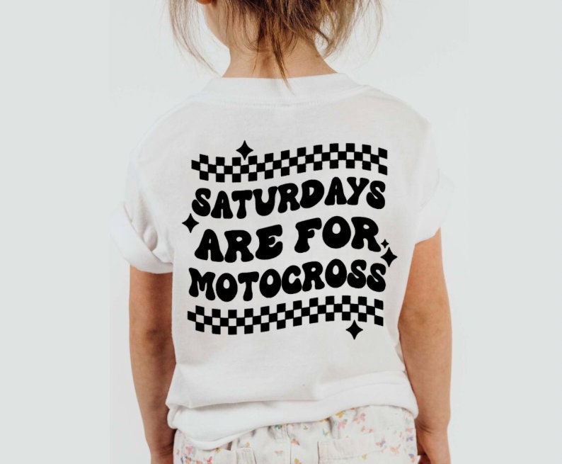 Saturdays are for Motocross Ride T Shirt Kids